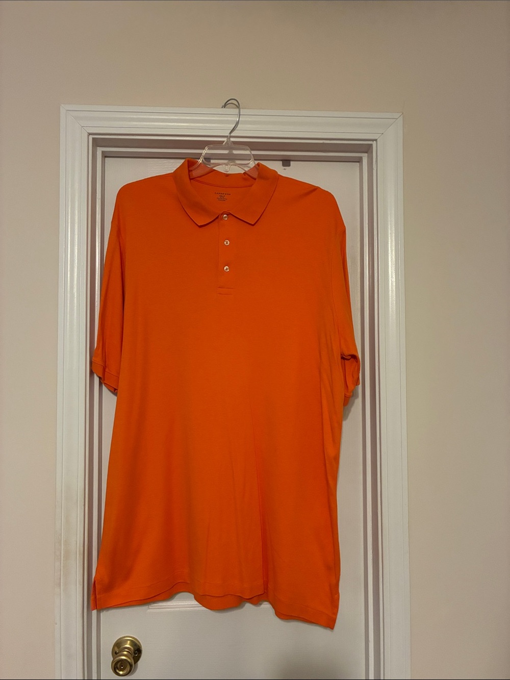 Men’s 2XLT Lands' End Men's Orange Polo Shirt